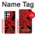 W3325 Crow Black Blood Tree Case Cover Custodia e Flip Case per Samsung Galaxy S25 Ultra