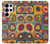 W3409 Squares Concentric Circles Case Cover Custodia e Flip Case per Samsung Galaxy S25 Ultra