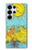 W3435 Tarot Card Moon Case Cover Custodia e Flip Case per Samsung Galaxy S25 Ultra