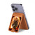 W0863 Hell Fire Skull Magnetic Card Holder Wallet Stand with MagSafe for iPhone 16 15 14 13 Pro Max