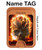 W0863 Hell Fire Skull Magnetic Card Holder Wallet Stand with MagSafe for iPhone 16 15 14 13 Pro Max