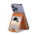 W1349 Killer whale Orca Magnetic Card Holder Wallet Stand with MagSafe for iPhone 16 15 14 13 Pro Max