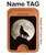 W1981 Wolf Howling at The Moon Magnetic Card Holder Wallet Stand with MagSafe for iPhone 16 15 14 13 Pro Max