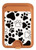 W2904 Dog Paw Prints Magnetic Card Holder Wallet Stand with MagSafe for iPhone 16 15 14 13 Pro Max