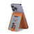 W3040 Retro Robot Toy Magnetic Card Holder Wallet Stand with MagSafe for iPhone 16 15 14 13 Pro Max