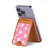 W3500 Pink Floral Pattern Magnetic Card Holder Wallet Stand with MagSafe for iPhone 16 15 14 13 Pro Max