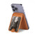 W3505 Wolf Howling Magnetic Card Holder Wallet Stand with MagSafe for iPhone 16 15 14 13 Pro Max