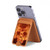 W3881 Fire Skull Magnetic Card Holder Wallet Stand with MagSafe for iPhone 16 15 14 13 Pro Max