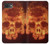 W3881 Fire Skull Case Cover Custodia e Flip Case per iPhone 16e