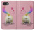 W3923 Cat Bottom Rainbow Tail Case Cover Custodia e Flip Case per iPhone 16e