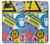 W3960 Safety Signs Sticker Collage Case Cover Custodia e Flip Case per iPhone 16e