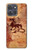 W2485 Dragon Metal Texture Graphic Printed Case Cover Custodia e Flip Case per Motorola Moto G Power (2025)