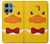 W2760 Yellow Duck Tuxedo Cartoon Case Cover Custodia e Flip Case per Motorola Moto G 5G (2025)