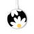 W2315 Daisy White Flowers Caricabatterie wireless da 15W, tipo C, per iPhone e Android, con luce LED