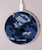 W2959 Navy Blue Camo Camouflage Caricabatterie wireless da 15W, tipo C, per iPhone e Android, con luce LED