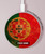 W2973 Portugal Football Soccer Caricabatterie wireless da 15W, tipo C, per iPhone e Android, con luce LED