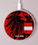 W3004 Austria Football Soccer Caricabatterie wireless da 15W, tipo C, per iPhone e Android, con luce LED