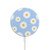 W3681 Daisy Flowers Pattern Caricabatterie wireless magnetico con MagSafe 15W per iPhone 16 15 14 13 12