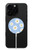 W3681 Daisy Flowers Pattern Caricabatterie wireless magnetico con MagSafe 15W per iPhone 16 15 14 13 12