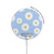 W3681 Daisy Flowers Pattern Caricabatterie wireless magnetico con MagSafe 15W per iPhone 16 15 14 13 12