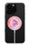 W3709 Pink Galaxy Caricabatterie wireless magnetico con MagSafe 15W per iPhone 16 15 14 13 12