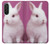 W3870 Cute Baby Bunny Case Cover Custodia e Flip Case per Samsung Galaxy A26