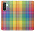 W3942 LGBTQ Rainbow Plaid Tartan Case Cover Custodia e Flip Case per Samsung Galaxy A26