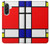 W0157 Composition Red Blue Yellow Case Cover Custodia e Flip Case per Samsung Galaxy A36