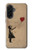 W3170 Girl Heart Out of Reach Case Cover Custodia e Flip Case per Samsung Galaxy A36