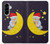 W2849 Cute Sleepy Owl Moon Night Case Cover Custodia e Flip Case per Samsung Galaxy A56 W2849 Cute Sleepy Owl Moon Night Case Cover Custodia e Flip Case per Samsung Galaxy A56