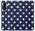 W3533 Blue Polka Dot Case Cover Custodia e Flip Case per Samsung Galaxy A56