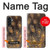 W3691 Gold Peacock Feather Case Cover Custodia e Flip Case per Samsung Galaxy A56