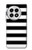 W1596 Black and White Striped Case Cover Custodia e Flip Case per OnePlus 13
