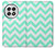 W1723 Mint Chevron Zigzag Case Cover Custodia e Flip Case per OnePlus 13