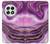 W3896 Purple Marble Gold Streaks Case Cover Custodia e Flip Case per OnePlus 13