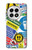 W3960 Safety Signs Sticker Collage Case Cover Custodia e Flip Case per OnePlus 13