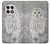 W1566 Snowy Owl White Owl Case Cover Custodia e Flip Case per OnePlus 13R