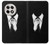 W1591 Anonymous Man in Black Suit Case Cover Custodia e Flip Case per OnePlus 13R