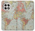 W3418 Vintage World Map Case Cover Custodia e Flip Case per OnePlus 13R W3418 Vintage World Map Case Cover Custodia e Flip Case per OnePlus 13R