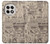 W3819 Retro Vintage Paper Case Cover Custodia e Flip Case per OnePlus 13R