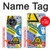 W3960 Safety Signs Sticker Collage Case Cover Custodia e Flip Case per OnePlus 13R