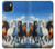 W3996 Horse Running Case Cover Custodia e Flip Case per iPhone 15 Plus