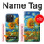 W4019 Sunflower Van Gogh Style Case Cover Custodia e Flip Case per iPhone 15 Pro