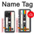 W4023 Vintage Rainbow Compact Cassette Case Cover Custodia e Flip Case per iPhone 15 Pro