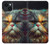 W3971 Cat Painted Color Case Cover Custodia e Flip Case per iPhone 14