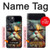 W3971 Cat Painted Color Case Cover Custodia e Flip Case per iPhone 14