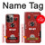 W4011 Red Guitar Analog Delay Graphic Case Cover Custodia e Flip Case per iPhone 13