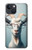 W3991 Goat Glasses Case Cover Custodia e Flip Case per iPhone 13 mini