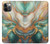 W3993 Green Marble Gold Veins Case Cover Custodia e Flip Case per iPhone 12, iPhone 12 Pro
