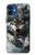 W3965 Angry Wolf Running Case Cover Custodia e Flip Case per iPhone 12 mini